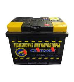 Аккумулятор автомобильный Тюмень Standart 60 Ач о.п. R+