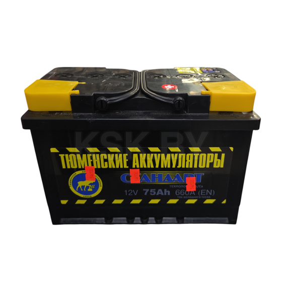 Аккумулятор автомобильный Тюмень Standart 75 Ач о.п. R+