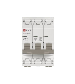 Выключатель автоматический ВА 47-63N MA 3P 32А (C) 6кА без теплового расцепителя PROXIMA EKF