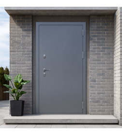 Дверь входная "МеталЮр М30" Букле графит/Венге (правая)  960х2050 мм