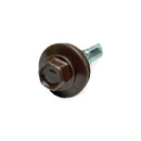 Саморез кровельный с резин. прокл. 5.5x25, сверло РТ3, RAL 8017 (темно-коричневый) в пласт. контейнере, ЕКТ (упак/50шт) (B009704) 