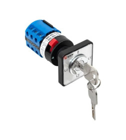 Переключатель кулачковый ПК-1-194 10А 4P с ключом для амперметра EKF PROxima