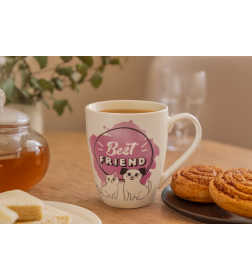 Кружка Lavenir "Лучшие друзья" 340 мл к12-19-383 фарфор