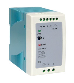 Блок питания на дин рейку 100Вт,Uвх ~ 220 В AC m, Uвых - 24 В DC постоянного тока