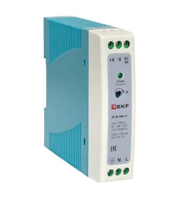 Блок питания на дин рейку 20Вт,Uвх ~ 220 В AC m, Uвых - 24 В DC постоянного тока