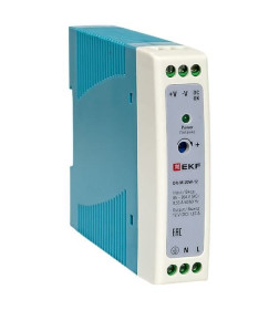 Блок питания на дин рейку 20Вт,Uвх ~ 220 В AC m, Uвых - 12 В DC постоянного тока