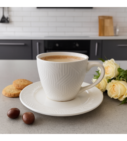 Набор 12 пр. (6 чашек 250 мл и 6 блюдец 16 см) DA2154 Market Union