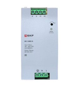 Блок питания на дин рейку 240 Вт,Uвх ~ 220 В AC, Uвых - 24 В DC постоянного тока