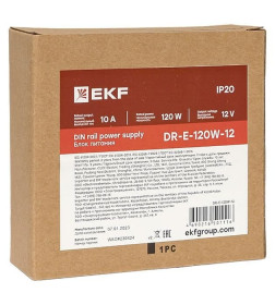 Блок питания на дин рейку 120 вт,Uвх ~ 220 В AC , Uвых - 12 В DC постоянного тока