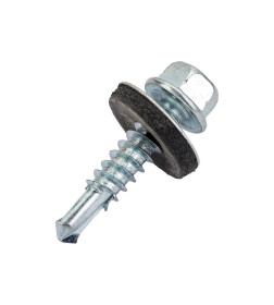 Саморез кровельный с резин. прокл.  5.5х25, сверло РТ3, STARFIX (упак/200шт)