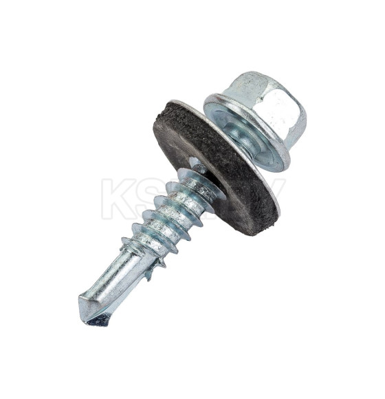 Саморез кровельный с резин. прокл.  5.5х25, сверло РТ3, STARFIX (упак/200шт) (SMC2-81103-200) 