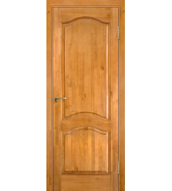 Дверь МОДЕЛЬ №7  глухая (светлый лак) 2000х800х40мм