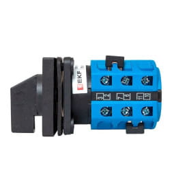 Переключатель кулачковый ПК-1-102 25А 2P «0-1-2-3» IP65 EKF