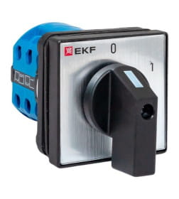 Переключатель кулачковый ПК-1-13 10А 3P «0-1» IP65 EKF