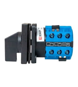 Переключатель кулачковый ПК-1-102 10А 2P «0-1-2-3» IP65 EKF