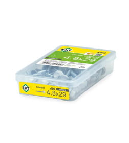 Саморез кровельный 4,8х29 PT1. RAL 9003 (белый сигнальный), в пласт. контейнере (упак/50шт)