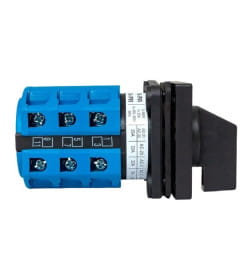 Переключатель кулачковый ПК-1-23 25А 3P «1-0-2» IP65 EKF