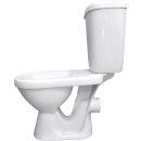 Унитаз напольный Santeri Баланс  (белый)  нижний подвод воды,косой выпуск,сидение полипропилен. однорежимный слив воды.1 сорт (1P2179S0000BF) 