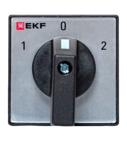 Переключатель кулачковый ПК-1-22 10А 2P «1-0-2» IP65 EKF