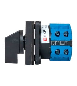 Переключатель кулачковый ПК-1-22 10А 2P «1-0-2» IP65 EKF