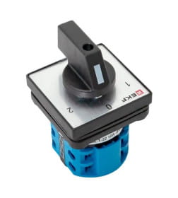 Переключатель кулачковый ПК-1-22 10А 2P «1-0-2» IP65 EKF