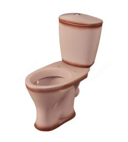Унитаз напольный Santeri Версия бежевый,  нижний подвод воды,косой выпуск,сидение полипропилен. однорежимный слив воды.1 сорт