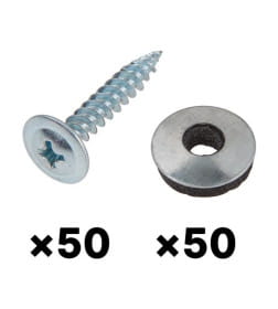 Набор для крепления теплиц, деревянный каркас (50 шт в зип-локе) STARFIX