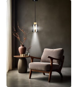 Светильник НСБ 01-60-101 S6986/1 черный/золото