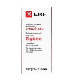 Умный датчик температуры и влажности Zigbee EKF Connect