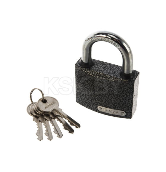 Замок навесной PD-01-63 (3Locks+5Keys) (17792) 