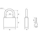 Замок навесной Palladium 303F-50