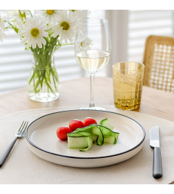 Тарелка мелкая керамическая "Monochrome" 27х2,7 см TCCJ003-3