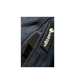 Брюки NEKAR рабочие с навесными карманами и ремнем черные размер M (50) HOEGERT