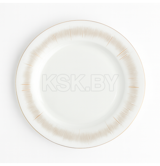 Тарелка d=27 см, Golden rays фарфор, белая Wilson&Young (10553873) 