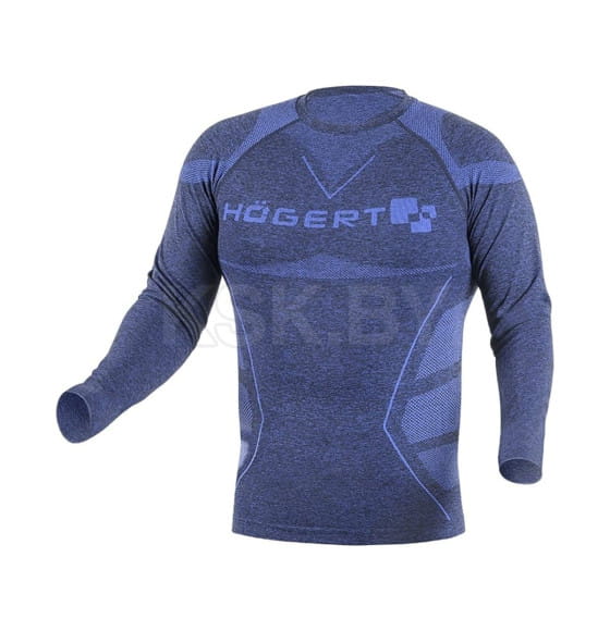 Термобелье OSTE бесшовное - футболка синее 3XL-4XL HOEGERT (HT5K390-3XL-4XL) 