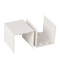 Соединитель (40x40) (4 шт) белый EKF-Plast