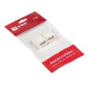 Заглушка (20x10) (4 шт) белая EKF-Plast (ecw-20-10x4) 