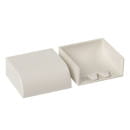 Заглушка (40x16) (4 шт) белая EKF-Plast (ecw-40-16x4) 