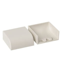 Заглушка (40x16) (4 шт) белая EKF-Plast