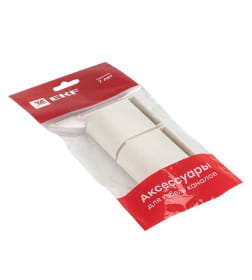 Заглушка (40x16) (4 шт) белая EKF-Plast