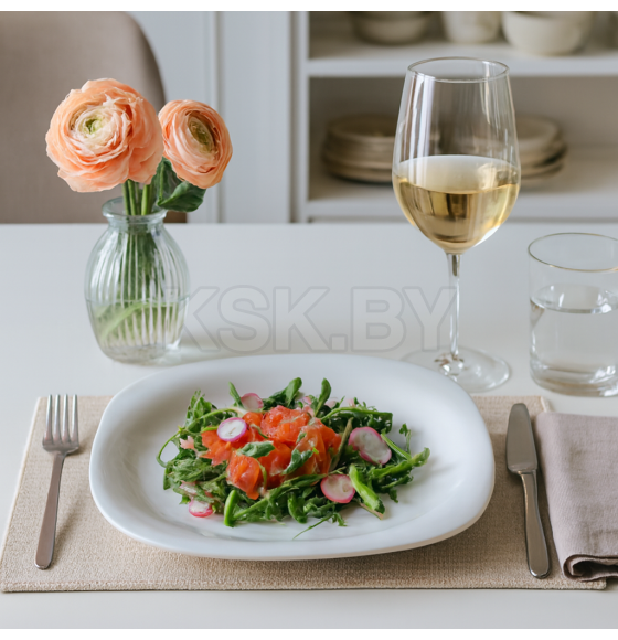 Тарелка глубокая 23х23см Парма 498870-990 Bormioli Rocco (498870-990) 