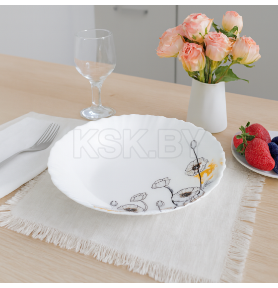 Тарелка глубокая стеклокерамическая "Feston. Norina" 23 см (арт. V8273, код 286782) (V8273) 