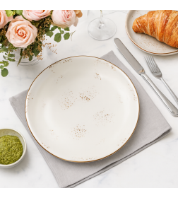 Тарелка 25 см мелкая Элеганс