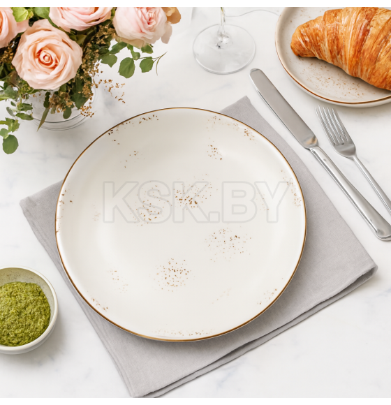 Тарелка 25 см мелкая Элеганс (HA-EL-ZT-25-DZ) 