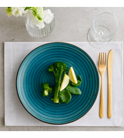 Тарелка 25 см мелкая Тропикал