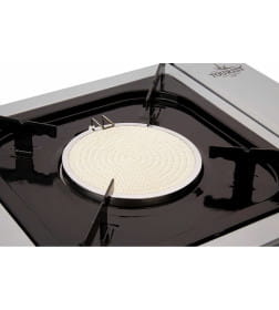 Плита газовая портативная KERAMIC GURU  (TS -200) серая без переходника