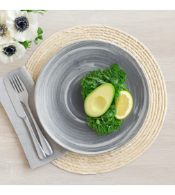 Тарелка мелкая стеклокерамическая "Artist Granit" 25 см V0125