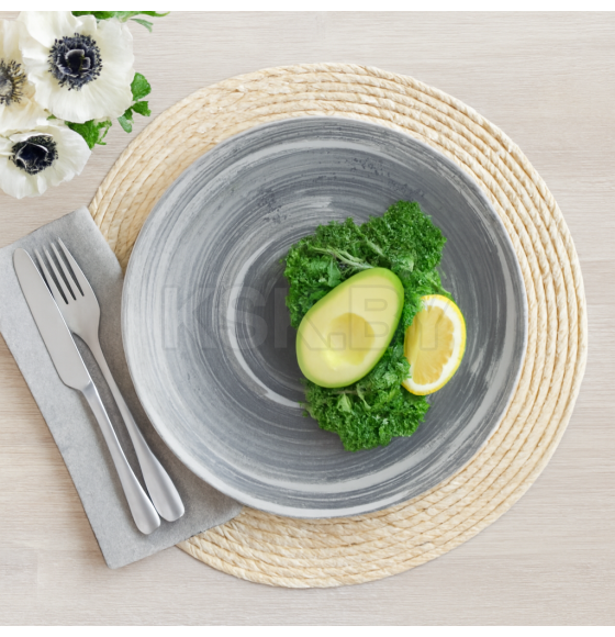 Тарелка мелкая стеклокерамическая "Artist Granit" 25 см V0125 (V0125) 