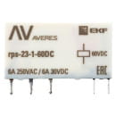 Реле промежуточное РП slim 23/1 6A 60В DC (rps-23-1-60DC) 