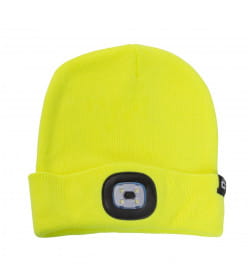 Шапка OTTO с LED подсветкой желтая HOEGERT
